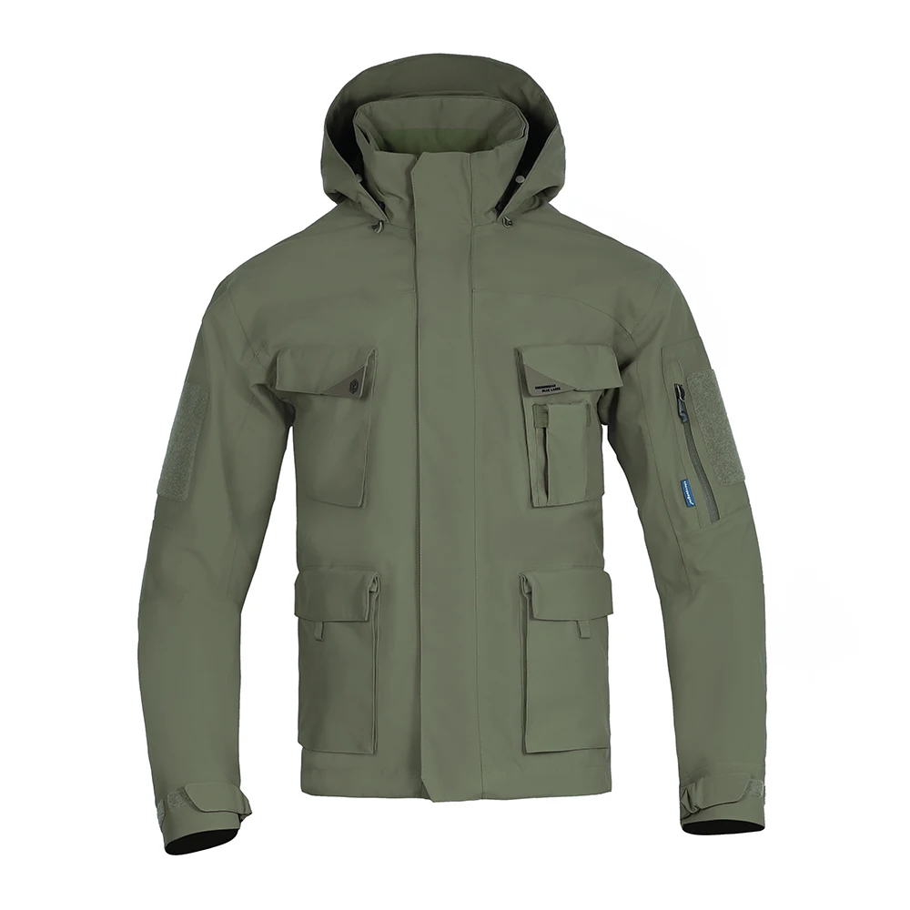 Emersongear Etiqueta Azul Función “Dimorphic Egret” Abrigo de viento Chaqueta impermeable Ergonómica Multi Bolsillo Camping Senderismo Caza - imagen 2