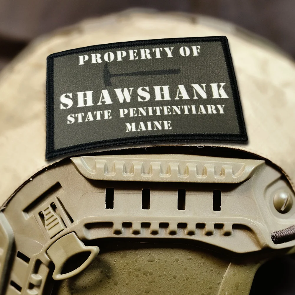 Parche táctico de martillo para ropa, insignia de moral militar, pegatinas para mochila, brazalete divertido con gancho y bucle, aplique para casco - imagen 3