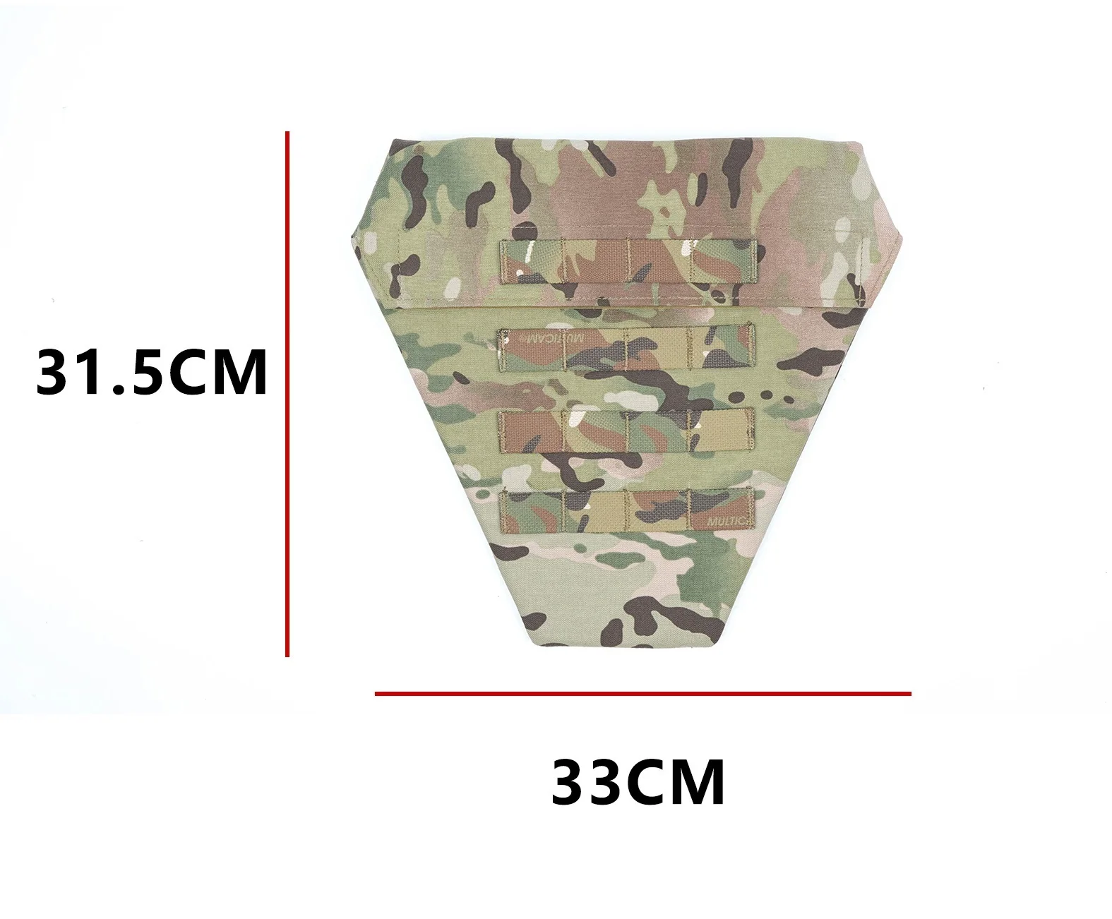 Chaleco táctico plisado para protección de la ingle, equipo militar, soporte de placa corporal MOLLE Airsoft, accesorio, juego de guerra Airsoft - imagen 3