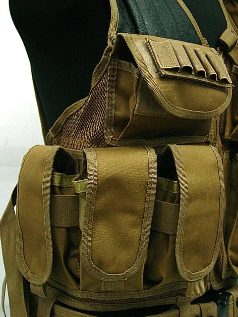 Chaleco táctico para exteriores, ropa deportiva de camuflaje, armadura corporal de caza, camisetas sin mangas Molle, novedad - imagen 5