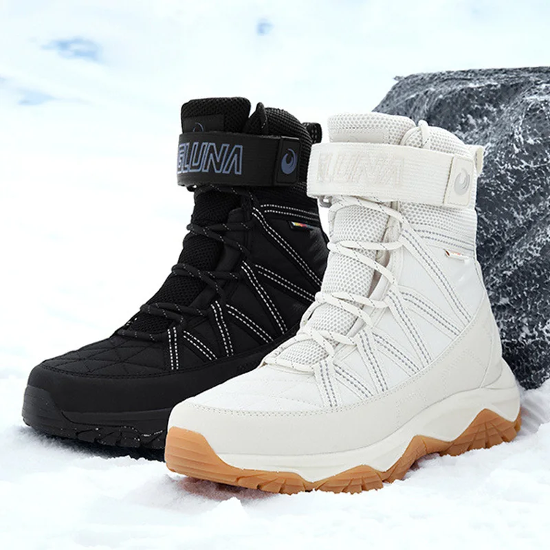 XIANG GUAN botas de nieve para hombre, zapatos de senderismo para mujer, botas tácticas de escalada impermeables, deportes al aire libre, caza, senderismo, zapatillas informales - imagen 3