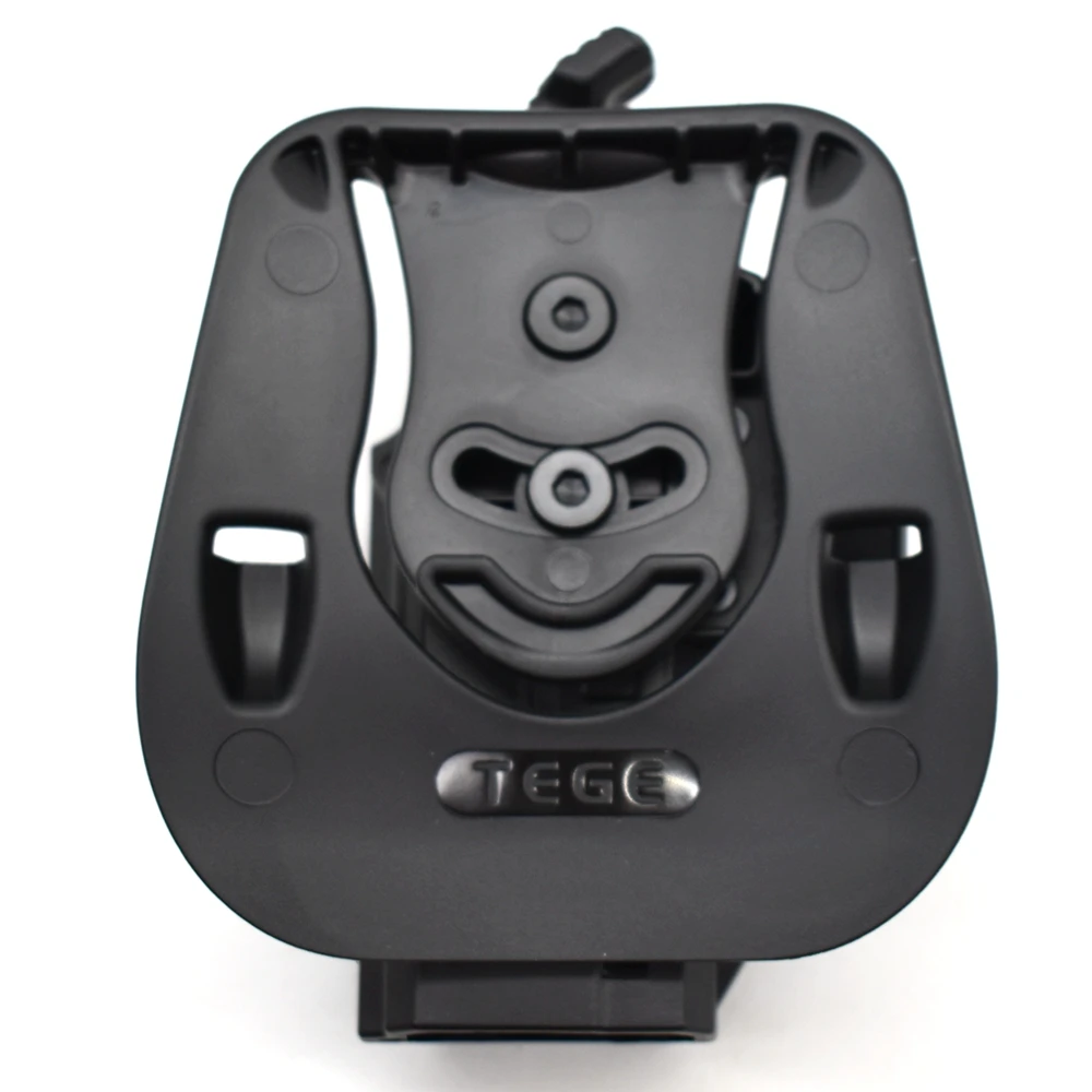 Funda rápida para Glock 19 23 32 19X 44 45 acero plástico rotación de 360 grados funda de pistola derecha caza Airsoft Hangun funda - imagen 3