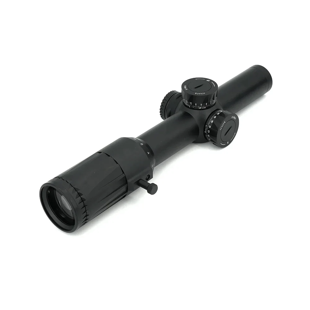 EvolutionGear mira telescópica Airsoft VUDU 1-6X24mm FFP LPVO alcance SR1 retícula cruzada roja iluminada para caza con marcas originales - imagen 5