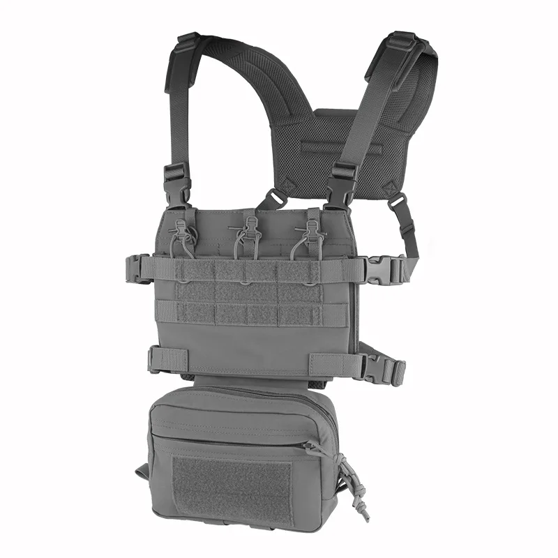 Plataforma de pecho de asalto R |   Arnés modular ajustable y compatible con MOLLE |   Para caza y tiro al aire libre - imagen 5