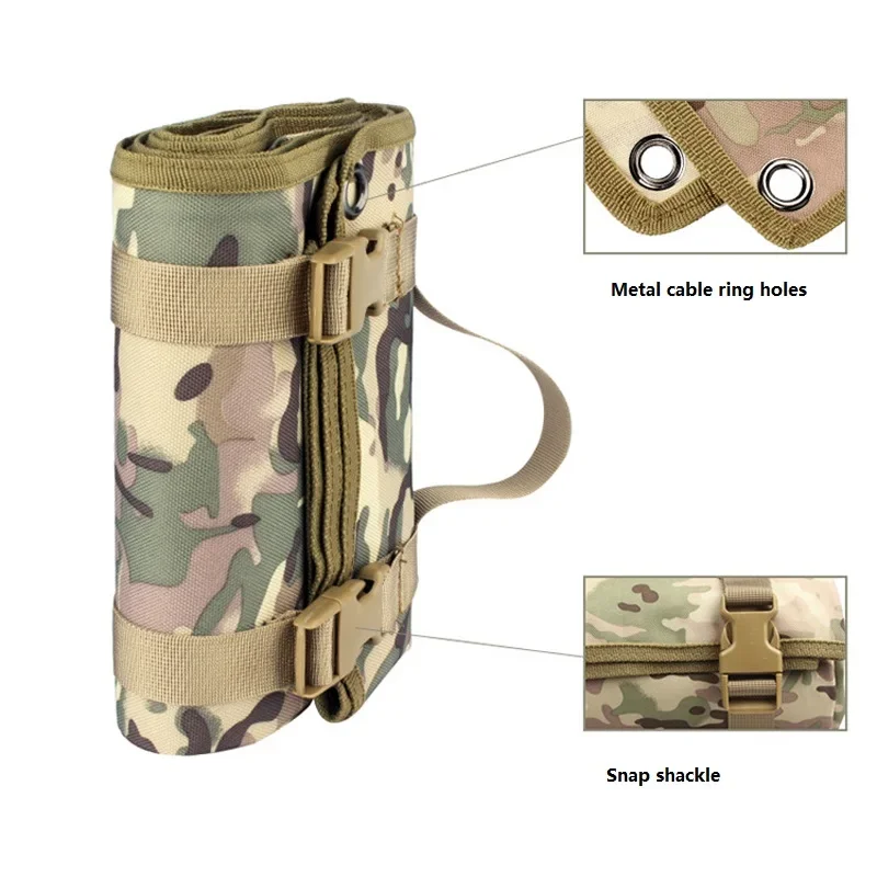 Alfombrilla de tiro enrollable para exteriores, almohadilla antideslizante para pistola de caza, manta de Picnic impermeable, accesorios de caza, 2M - imagen 4