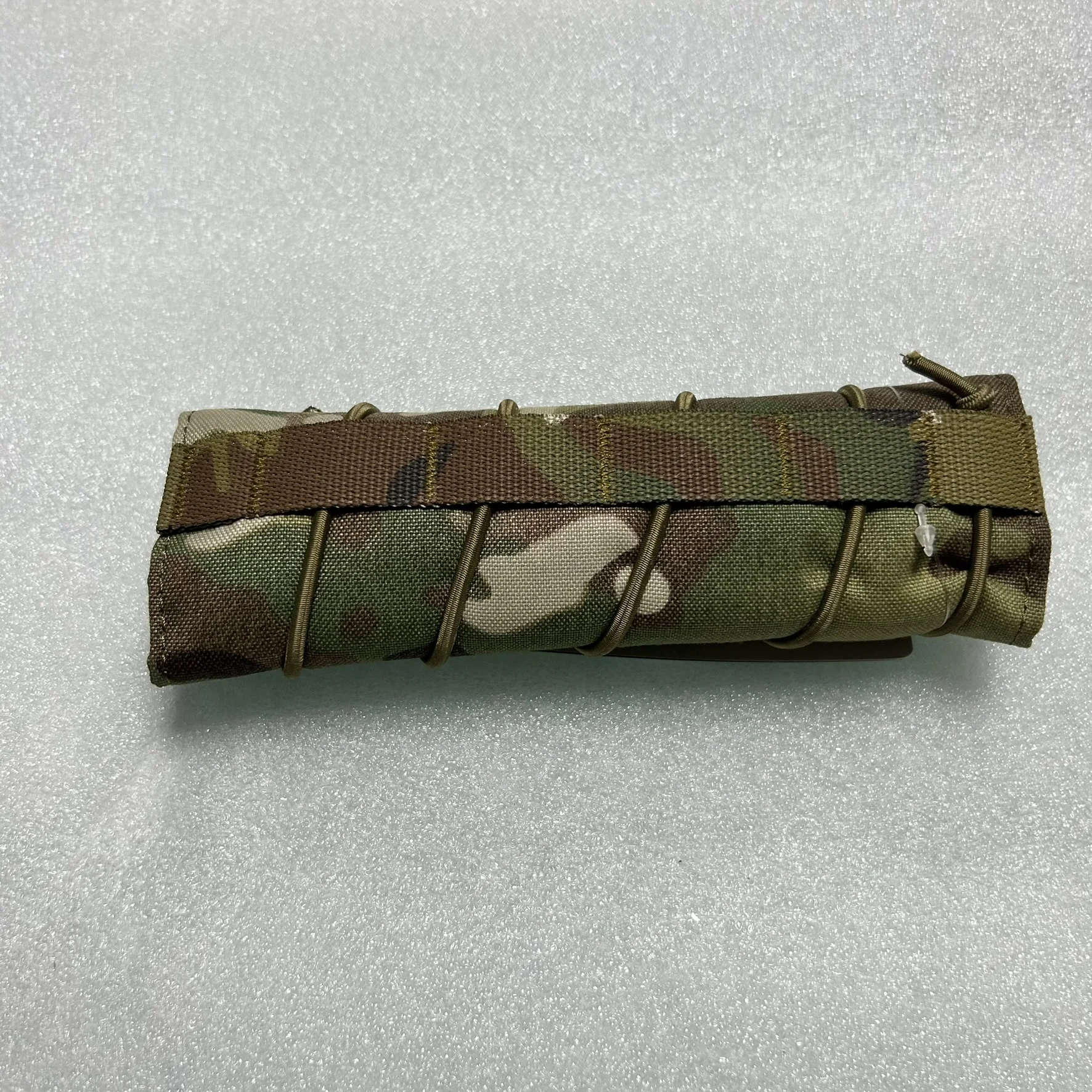 Cubierta de silenciador táctico, funda protectora de camuflaje, funda protectora de 18cm de longitud para equipo al aire libre, accesorios de caza