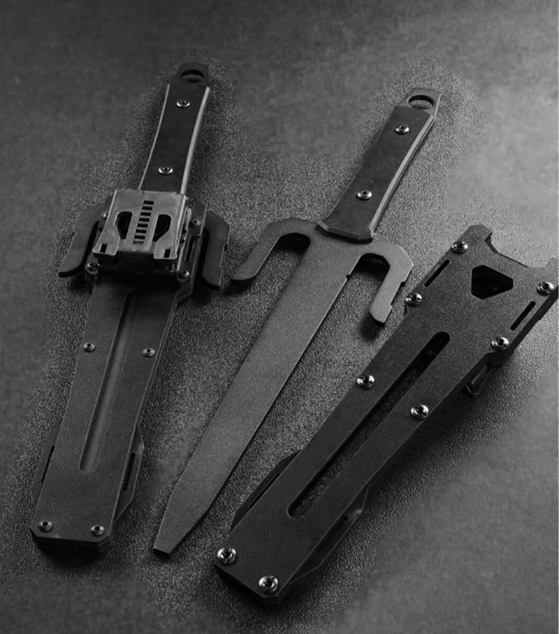 Equipo de palo táctico multifuncional para exteriores, barra de palanca con Clip trasero MOLLE - imagen 2