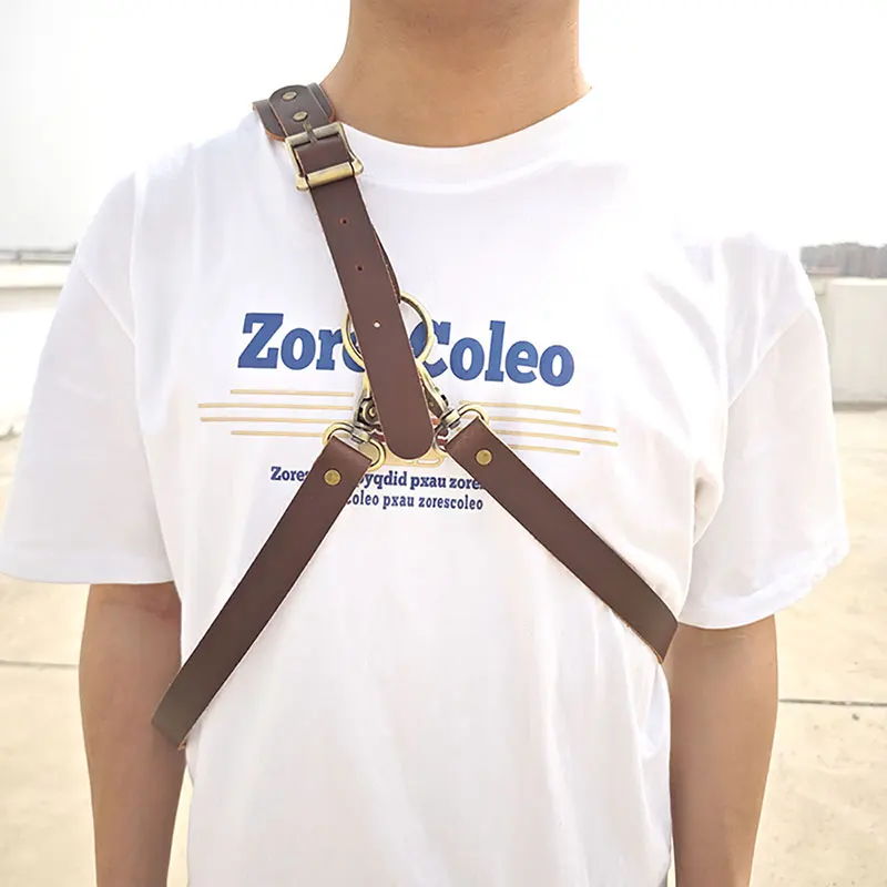 Aljaba de flecha marrón, bolsa de flecha de 3mm de espesor de cuero de vaca, arco de mano L/R, tiro con arco, caza, práctica de objetivo, olla de flecha, 1 ud. - imagen 4