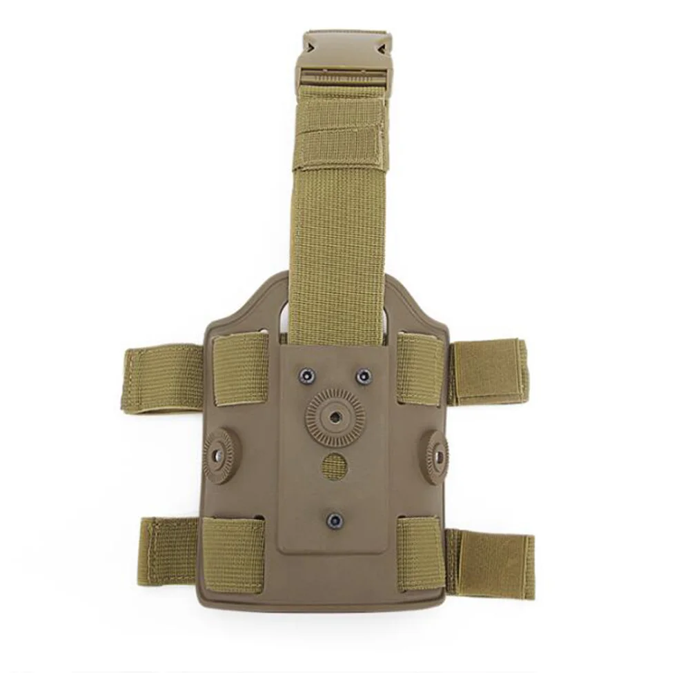 Plataforma táctica de pierna caída, funda de pistola militar Universal, adaptador de paleta para tiro al aire libre, accesorios Airsoft - imagen 5