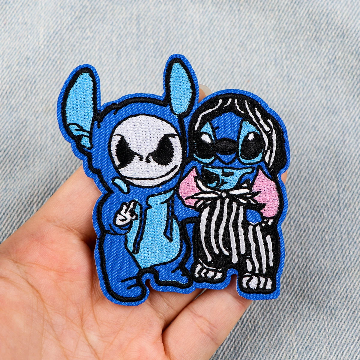 Parche bordado de alienígena bonito, parches termoadhesivos de Ángel de dibujos animados para planchar para ropa, insignias para coser DIY - imagen 5