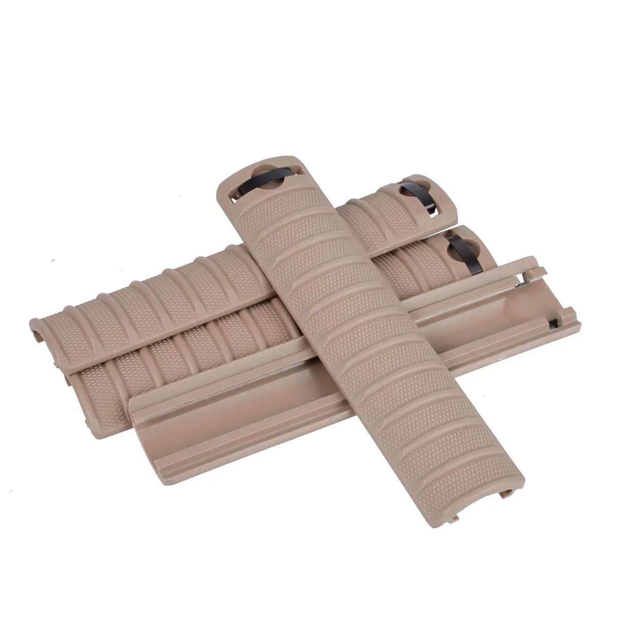 Kit de cubierta de riel KAC de armadura de caballeros de plástico y nailon táctico, accesorios para pistola Airsoft, riel Picatinny de 20mm M4 AR15 Hk416, 4 Uds. - imagen 4