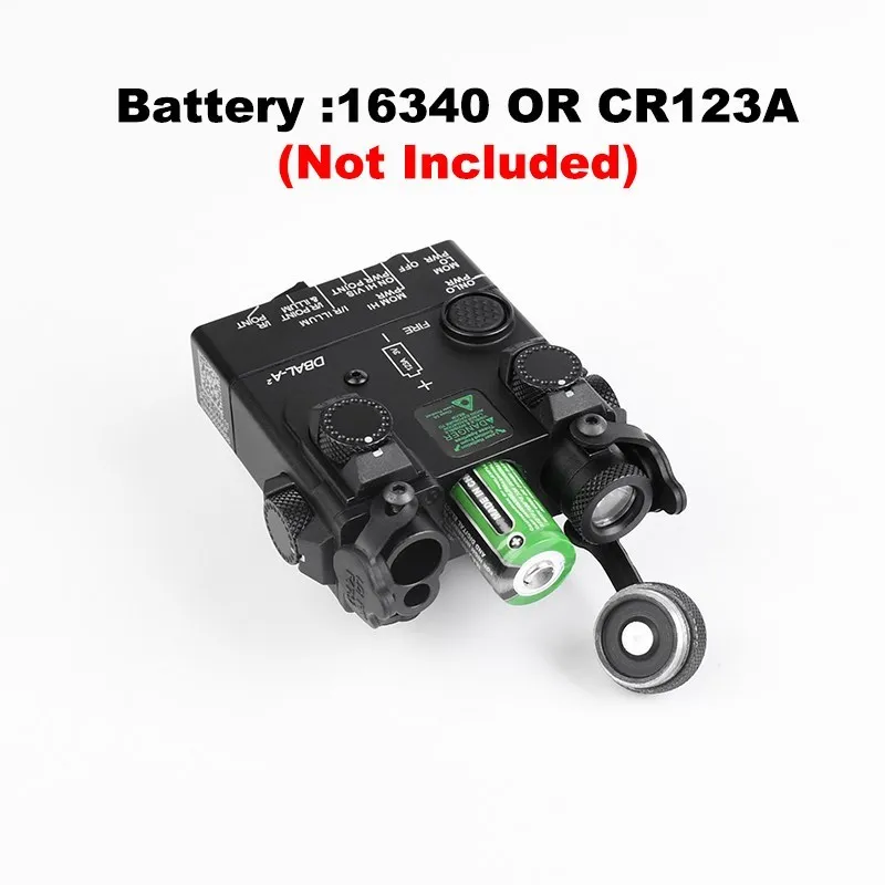 Puntero láser táctico DBAL-Mini rojo verde azul punto mira puntero IR apuntando DBAL PEQ LED caza Airsoft arma Scout Rifle de luz - imagen 5