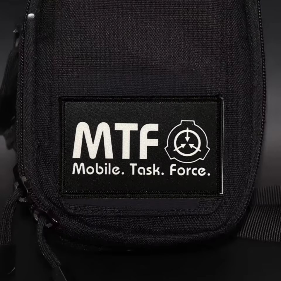 Parche táctico moral SCP velcro gancho y bucle estampado uniforme - imagen 4