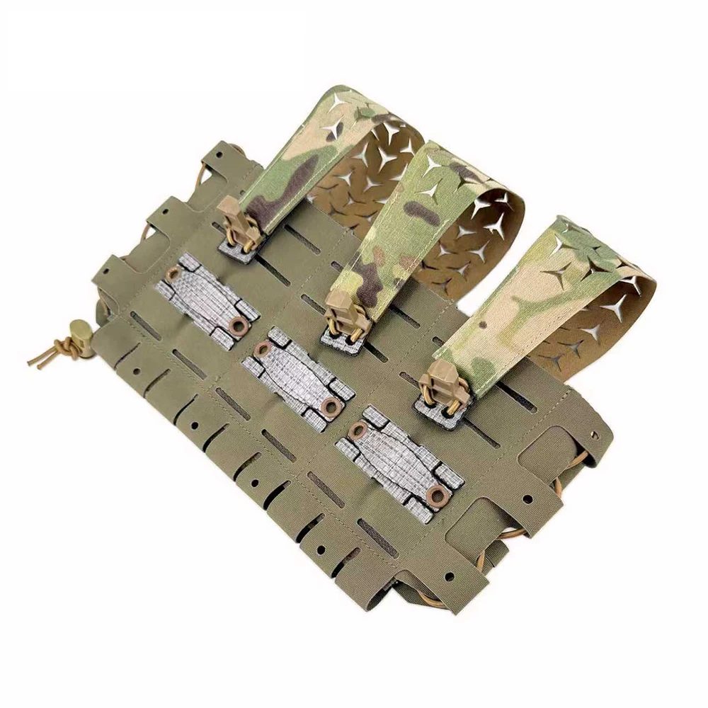 Equipo de pecho táctico frontal M4 556, bolsa Triple para revistas, juego de fundas con tapa silenciosa - imagen 5