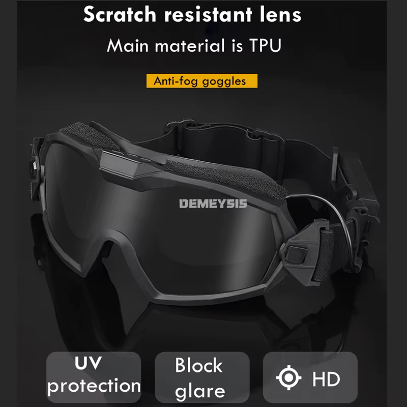 Gafas tácticas antivaho con ventilador integrado para airsoft - imagen 5