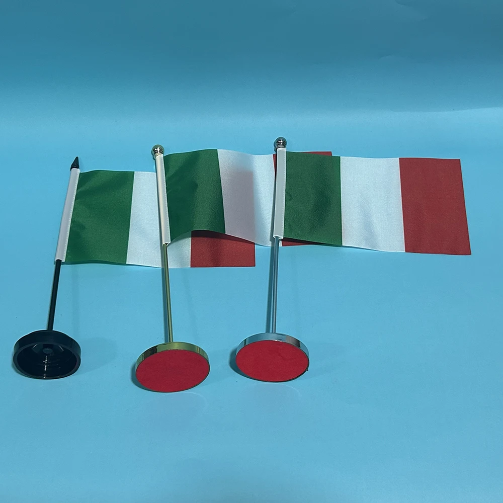BANDERA SKY 14x21cm bandera de escritorio de oficina de poliéster bandera de Italia adornos de escritorio banderas - imagen 5