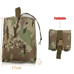 Bolsa táctica MOLLE plegable – Accesorio de campo para paintball
