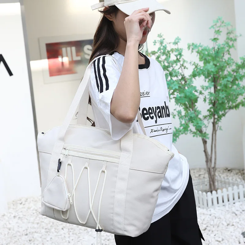 Bolsa deportiva impermeable para gimnasio, bolso de hombro grande para viaje al aire libre, para entrenamiento, natación y Yoga - imagen 4