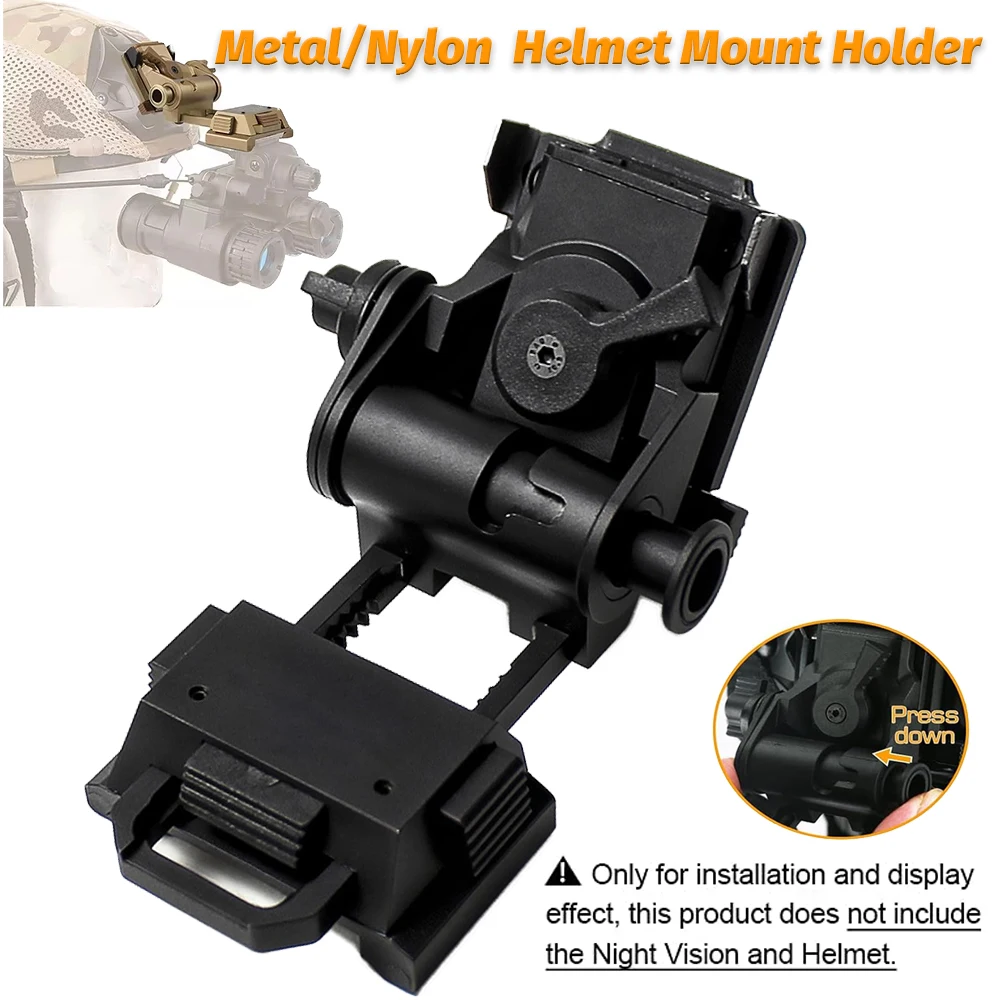 Soporte táctico de visión nocturna para casco L4G24 PVS15/18, soporte de gafas de Metal NVG, accesorios de combate para casco