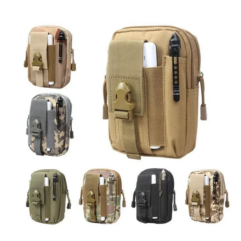 Bolsa táctica EDC, bolsas de utilidad Molle, organizador de dispositivos, soporte para teléfono, riñonera IFAK, bolsa para teléfono inteligente, funda para herramientas - imagen 2