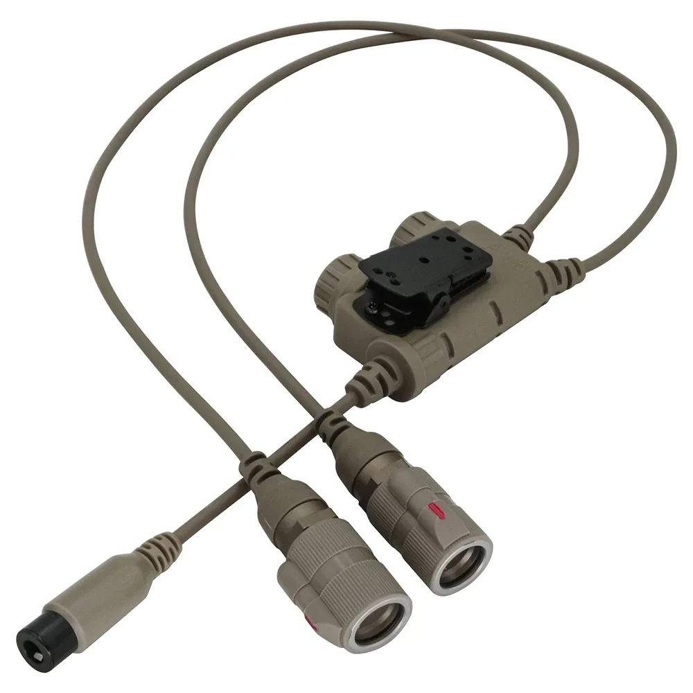 Conector táctico de comunicación Dual U94 PTT RAC, Conector de 6 pines para walkie-talkie PRC 148/152/163, Airsof COMTAC militar - imagen 4