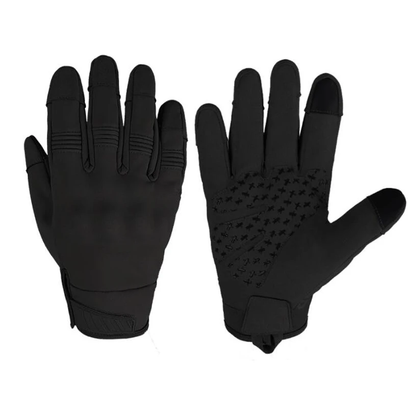 Guantes tácticos para Deportes Militares al aire libre para hombres, dedo completo de bicicleta, equipo de protección para competición de motocicletas, pantalla antideslizante T - imagen 2