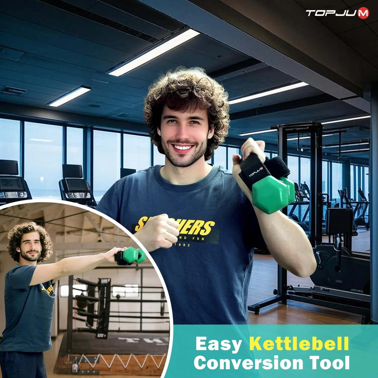 Accesorio para pie con mancuernas, entrenador tibial, pesas ajustables para tobillo, correas para tobillo para levantamiento de pesas, entrenamiento de piernas para flexores de cadera - imagen 2