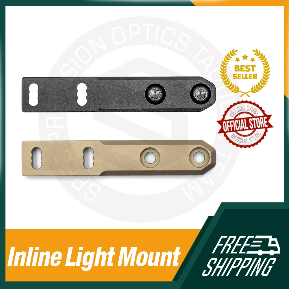 Montaje táctico de explorador en línea ISM MLOKMount para luz de arma