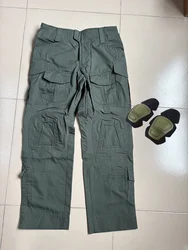 Pantalones tácticos GEN3 MultiCam caqui ripstop para caza y entreno