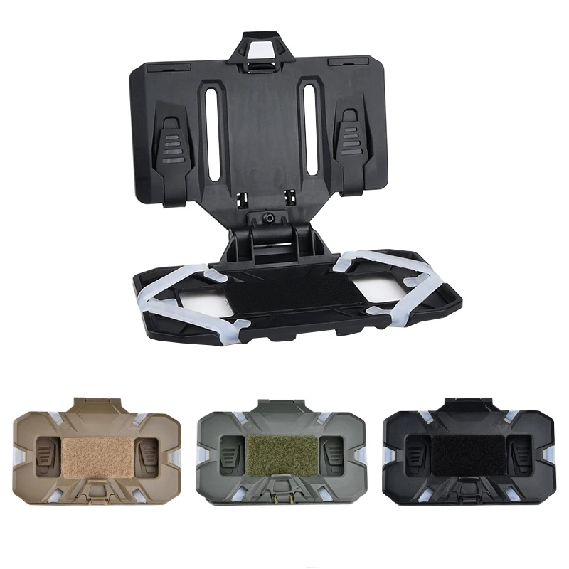 Tablero de navegación táctica frontal MOLLE, navegador plegado Universal, soporte para dispositivos inteligentes, bolsa de administrador, chaleco FCPC, accesorio de caza - imagen 2