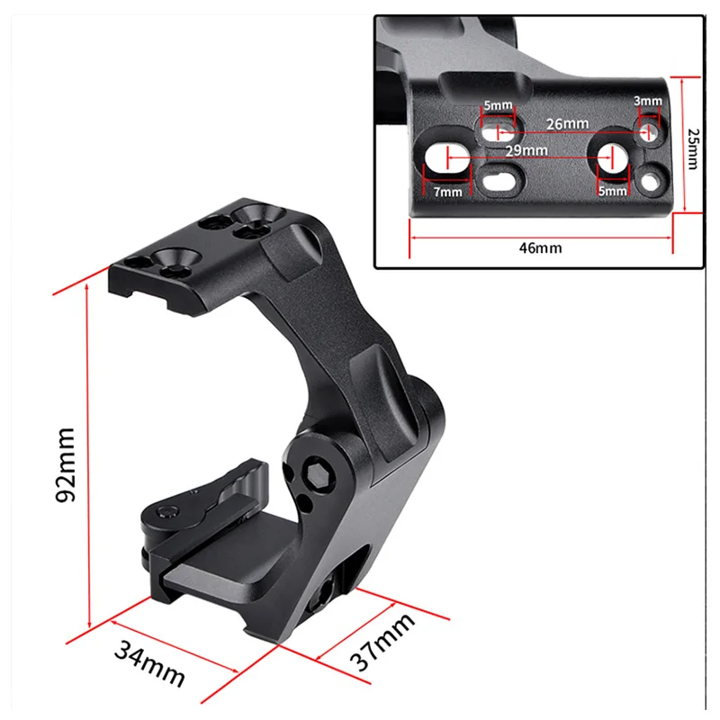 UNITY FAST OMNI FTC soporte para lupa Base óptica táctica G33 G43 G45 551 552 553 558 2,26 "2,91" soportes para mira de altura óptica - imagen 4