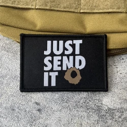 Parche morale táctico MOLLE con velcro para mochila y brazalete