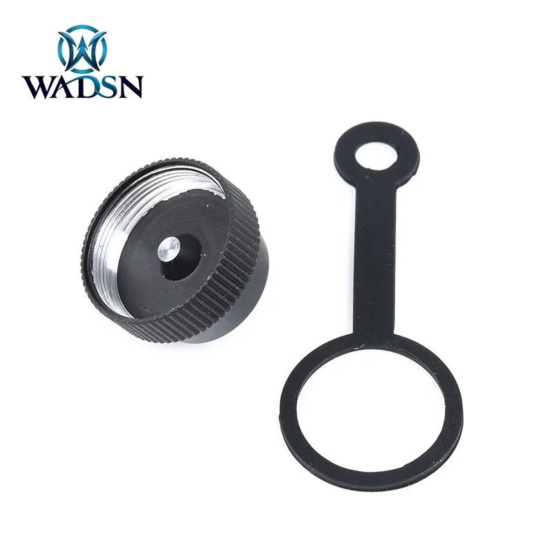 WADSN-Accesorios de indicador láser PEQ 15/LA-5C UHP, cubiertas de batería de montaje Picatinny de Metal, filtro de goma para linterna - imagen 3