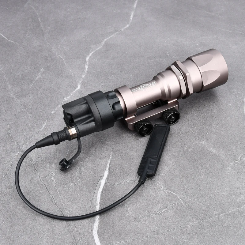 Surefir-linterna LED blanca M951, luz de explorador de Metal con doble cola, táctica, Airsoft, Rifle, caza, carril de 20mm - imagen 4