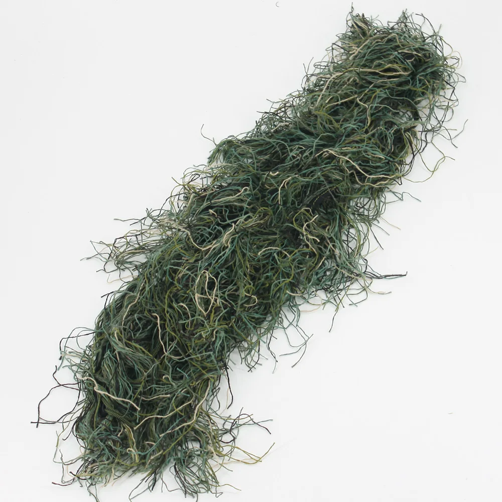 Funda de cuerda para Rifle de francotirador 3D, cubierta de traje de camuflaje Ghillie para Paintball Airsoft CS - imagen 3