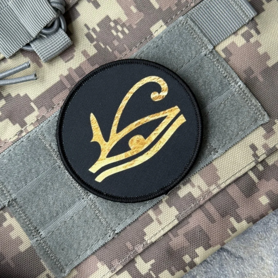 Parche táctico morale Ojo de Horus adhesivo MOLLE para mochila