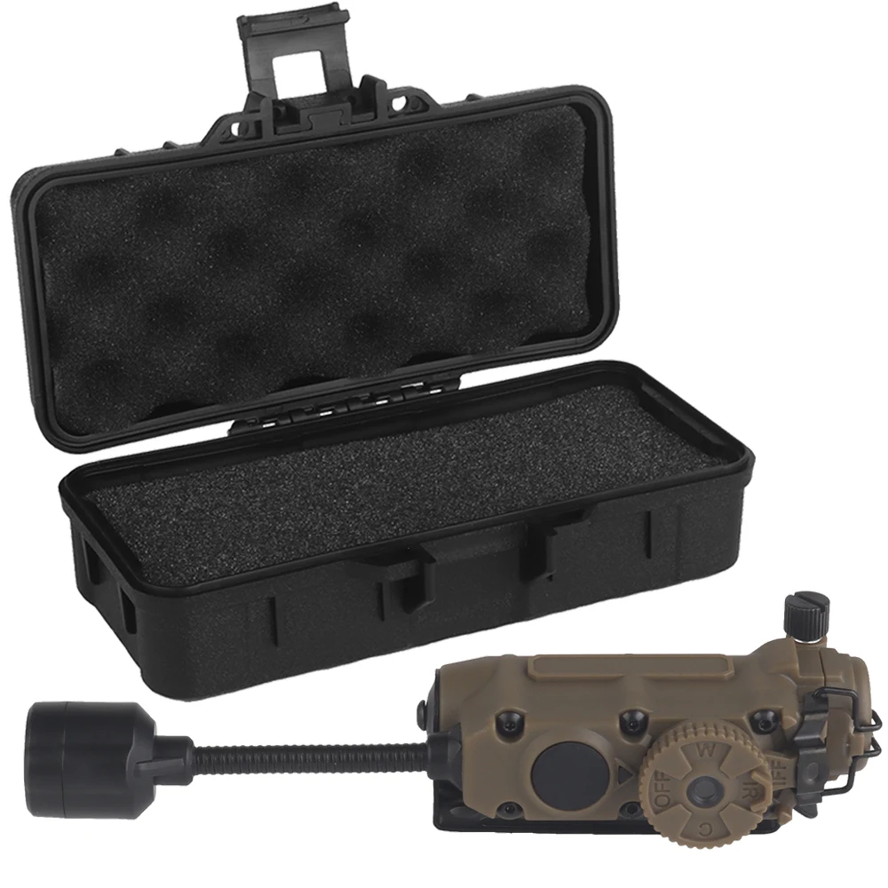 Casco lateral táctico luz roja/verde/azul/blanca/IR 4 modos para caza Militar al aire libre ciclismo pesca linterna LED nocturna - imagen 2