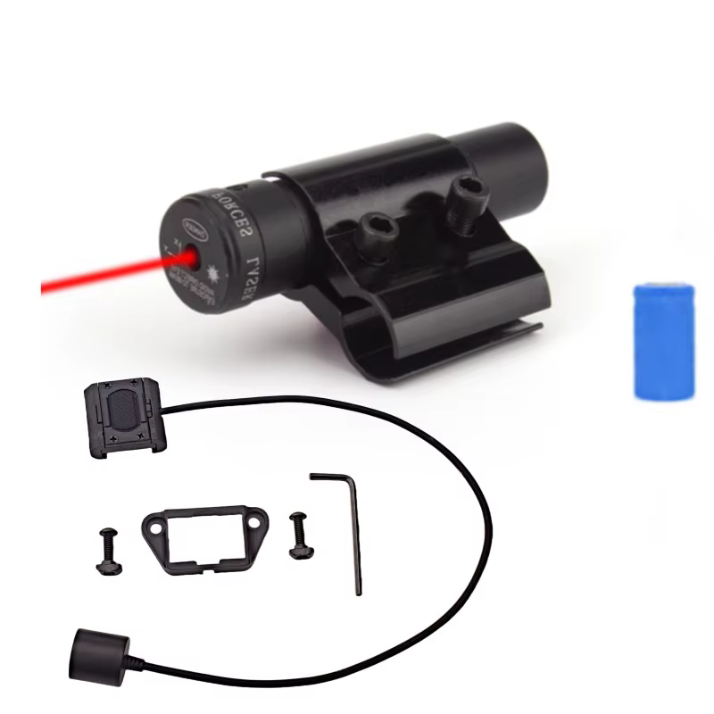 Mira láser punto rojo táctico Picatinny 20mm y 11mm con batería incluida - imagen 5