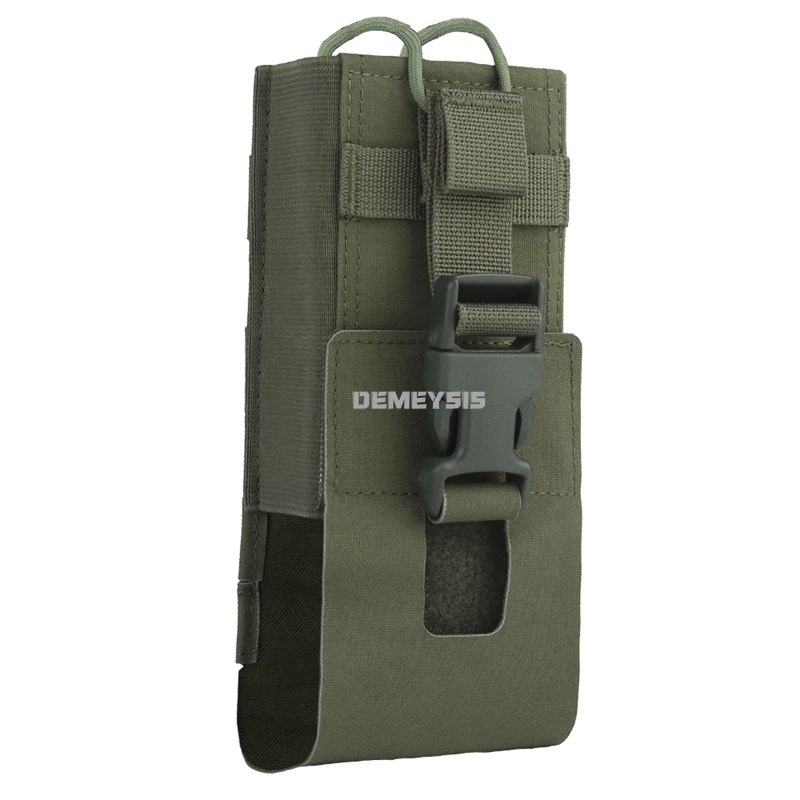 Bolsa para Walkie Talkie de Radio de caza para PRC152 148, bolsas tácticas universales Molle, bolsa para interfono, bolsillo para Walkie Talkie - imagen 2