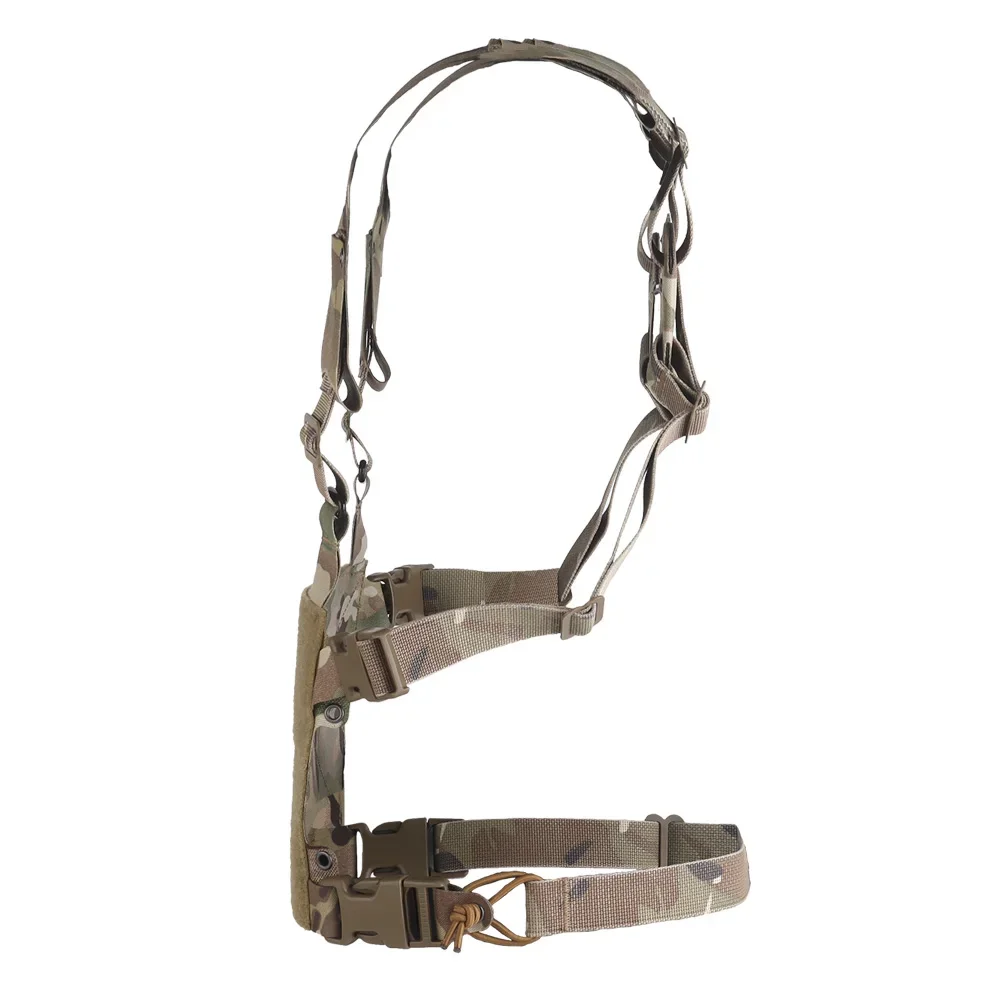 MOLLE-plataforma de pecho Mini V2 tipo H, aparejo de pecho ligero estilo Ferro, chaleco táctico, portador de placa de entrenamiento de asalto, aletas delanteras, adaptador - imagen 4