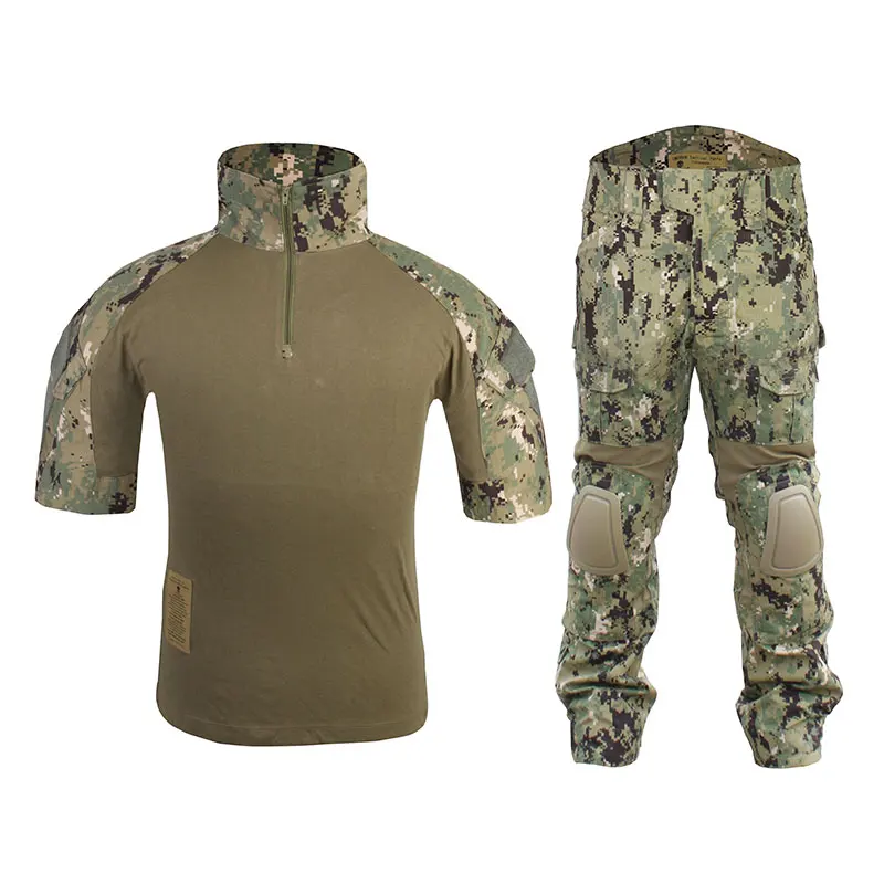 Emersongear versión de verano conjunto de combate uniforme ropa traje camisas pantalones caza senderismo al aire libre Airsoft EM6902 - imagen 4