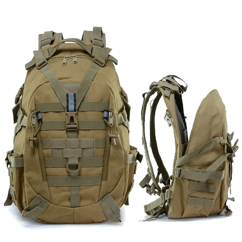 Bolsa de viaje para deportes al aire libre de 25L, mochila táctica militar, mochila para acampar y senderismo para hombre, equipo de caza para montañismo Molle