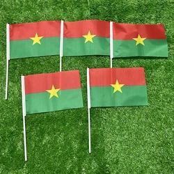Banderín de mano táctico Burkina Faso para equipo militar