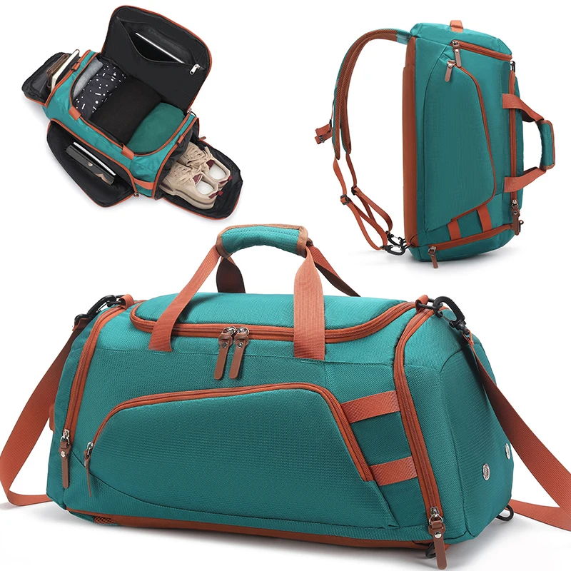 Bolso de mano deportivo con compartimentos para zapatos, mochila de gran capacidad para viajes al aire libre, viajes de corta distancia, senderismo, escalada, mochila de día