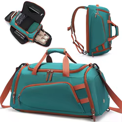 Bolso de mano deportivo con compartimentos para zapatos, mochila de gran capacidad para viajes al aire libre, viajes de corta distancia, senderismo, escalada, mochila de día