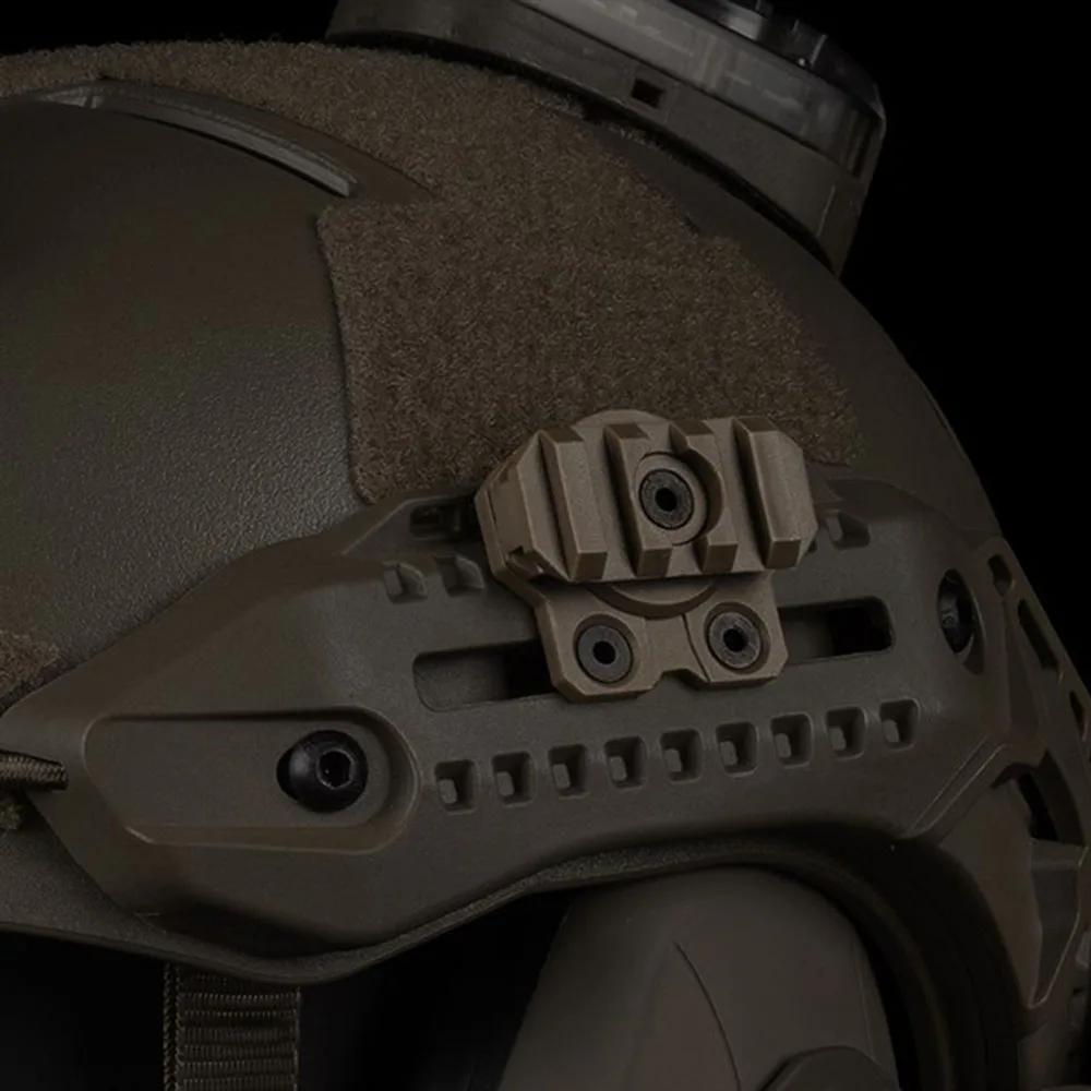 Adaptador de lámpara de casco táctico (tipo M-LOK), accesorio adaptador de riel lateral para casco - imagen 3