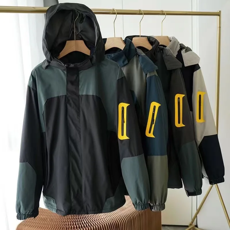 Cortavientos de lana impermeable para hombre, abrigo cálido de gran tamaño, camping, caza, senderismo, senderismo, escalada, exterior, esquí, Invierno - imagen 5