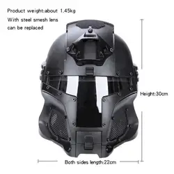 Casco Medieval Warrior Airsoft – Lentes Intercambiables Táctico