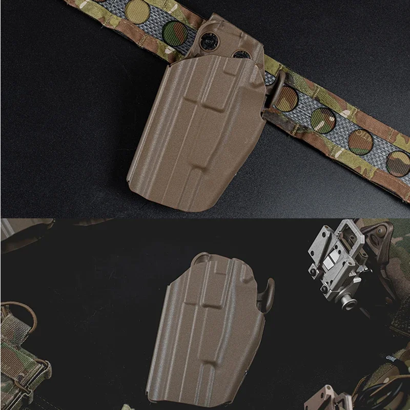 Funda táctica con Clip para cinturón para GL 17 20 21 22 31 SIG Taurus Series funda para caza de mano izquierda y derecha - imagen 4