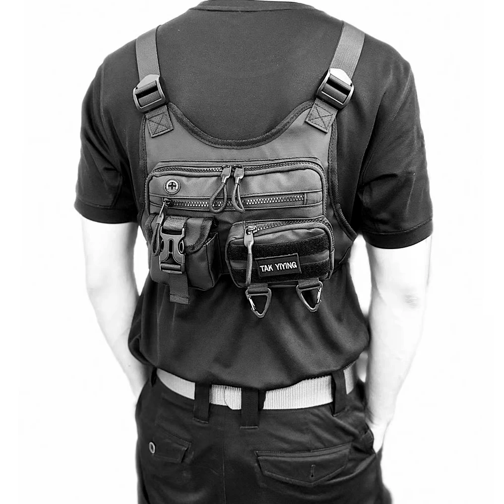 Bolsa de pecho táctica para entrenamiento, correr y senderismo
